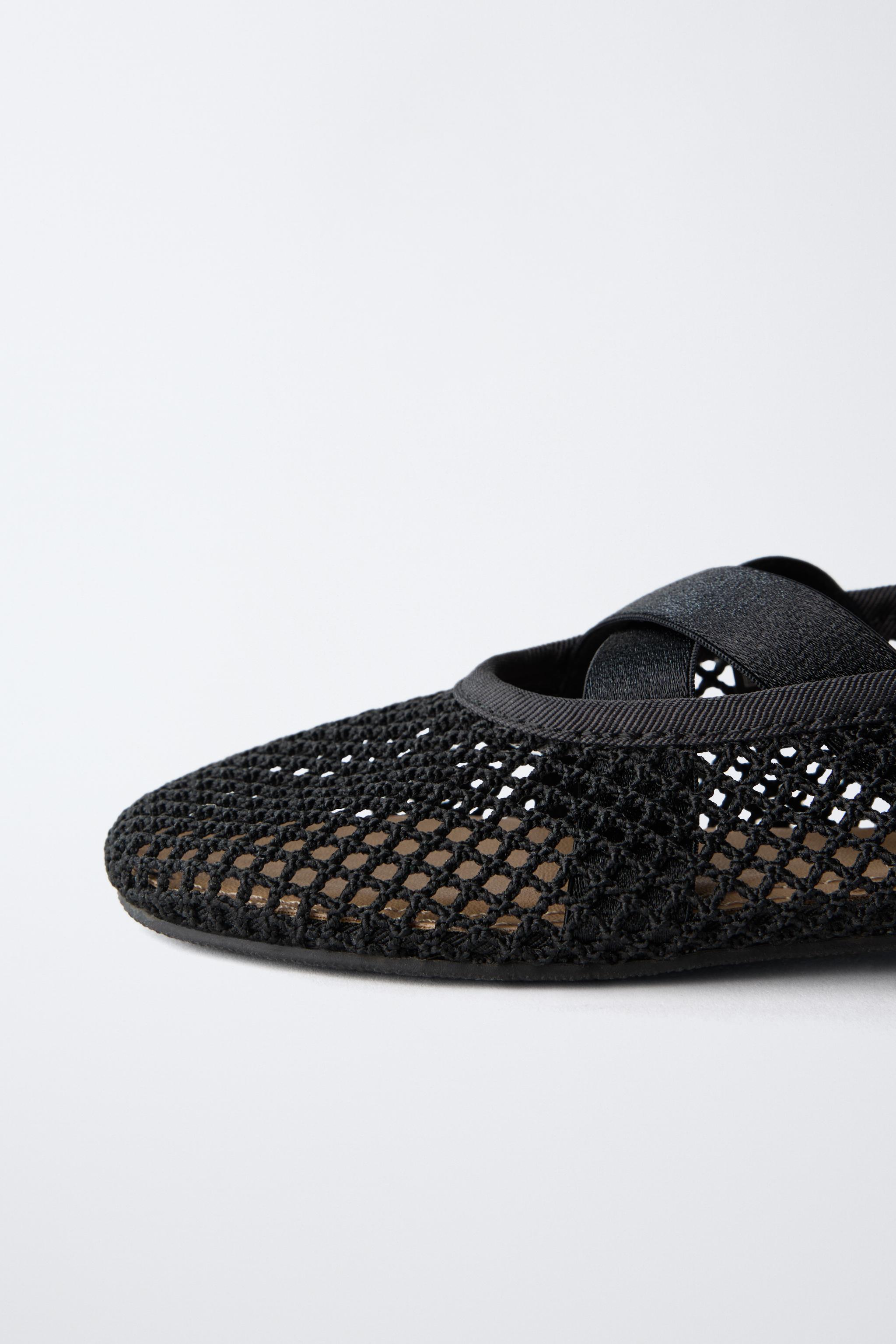 MESH BALLET FLATS